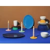 Lyngby Porcelæn – rombo spalvos ovalus serviravimo indas – 28,5x21,5 cm – mėlynas