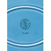 Lyngby Porcelæn – rombo spalvos ovalus serviravimo indas – 28,5x21,5 cm – mėlynas
