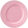 Lyngby Porcelæn – Rombo spalvos pietų lėkštė – Ø21 cm – Rosa