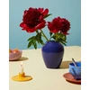 Lyngby Porcelæn – Rombo spalvos porcelianinė vaza – A16,5 cm – Tamsiai mėlyna