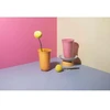 Lyngby Porcelæn - Rombo spalvos porcelianinė vaza - H20 cm - Geltona