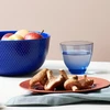 Lyngby Porcelæn – Rombo spalvos serviravimo indas – Ø22 cm – Tamsiai mėlynas