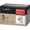 Orno MALTA SP 1, sieninis-lubinis šviestuvas, GU10, maks. 12 W, IP20, juodas, stačiakampis cokolis