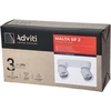 Orno MALTA SP 2, sieninis-lubinis šviestuvas, GU10, maks. 2x12W, IP20, baltas