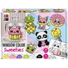 Marabu - Fun Fancy Sweeties dažai 6x25ml + motyvas (822504)