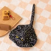 Lean Toys Plušinis žaislas juodas rajus su taškeliais 50 cm