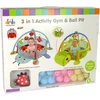 Lean Toys Žaidimų kilimėlis Konig Kids su kamuoliukais