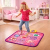 Lean Toys Šokių kilimėlis rožinis