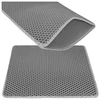 Litter box mat 60x45cm - pilka Purlov