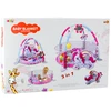 Lean Toys Vaikiškas žaidimų kilimėlis su kamuoliukų baseinu ir maniežu 3 viename su vienaragiu