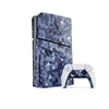Maxx Tech PS5 plonos priekinės plokštės + valdiklio priekinės plokštės – „Mėlyna Wave Camo“