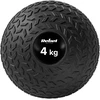 Mažas medicininis kamuolys reabilitacijos pratimams Slam Ball 23cm 4kg, REBEL ACTIVE