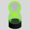 MECHARITE 3D LED lempa - valdiklis ir ausinės