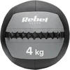 Medicininis kamuolys pratimams 4kg, REBEL ACTIVE
