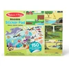 MELISSA & DOUG Daugkartinio naudojimo lipdukų knygelė „Gyvūnai ir jų namai“