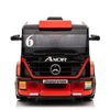 Lean Cars Vienvietis elektromobilis su priekaba Mercedes-Benz Axor XMX622, raudonas