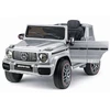 Lean Cars Vaikiškas elektrinis automobilis Mercedes AMG G 63 sidabrinis