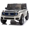Lean Cars Vienvietis vaikiškas elektromobilis Mercedes EQG 4x4, baltas