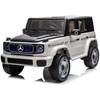 Lean Cars Vienvietis vaikiškas elektromobilis Mercedes EQG 4x4, baltas