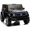 Lean Cars Akumuliatorinis automobilis vaikams Mercedes EQG 4x4, juodos spalvos