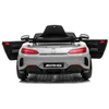 Lean Cars Vienvietis vaikiškas elektromobilis Mercedes GTR, sidabrinis