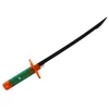 Lean Toys Samurajų Kalavijas su Garsu, Žalia Rankena, 56 cm