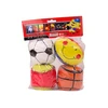 Lean Toys Minkšti sportiniai kamuoliai vaikams, 4 vnt.