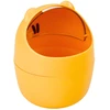 Lean Mini stalo krepšelis su meškiuko dangčiu, oranžinis, 1 L, 16 cm