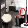 Mop Rotacinė šluostė, 360° turbo sukimosi, 3in1, didelis kibiras + 2 keičiami dangteliai