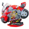 Lean Toys Vaikiškas motociklas 2-in-1 raudonas 43 cm