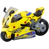 Lean Toys Žaislinis motociklas su dirbtuvėmis 43 cm geltonas