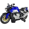 Žaislinis motociklas Lean Toys, mėlynas/juodas
