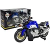 Žaislinis motociklas Lean Toys, mėlynas/juodas