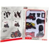 Lean Toys Motociklo modelis 1:14 raudonas