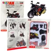 Lean Toys Motociklo modelis 1:14 raudonas