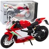Lean Toys Raudonas Metalinis Sportinis Motociklas su Šviesomis ir Garsais 1:12