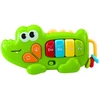 Lean Toys Muzikinis pianinas vaikams krokodilo forma 19.5 cm