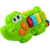 Lean Toys Muzikinis pianinas vaikams krokodilo forma 19.5 cm