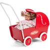 My Baby Mano kūdikis - raudona lėlė medinis vežimėlis (61302)