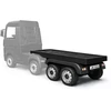 Lean Cars HL358 Mercedes Actros juoda puspriekabė