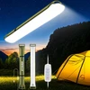 Nadmuchiwana Pripučiama LED stovyklavimo lempa žygiams ir stovyklavimui su USB, 90x12 cm, 500 lm