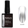 Nailura - Chromo pagrindo sidabrinis gelis - Sidabrinis - 10 ml