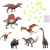 Lean Toys Fluorescenciniai lipdukai su dinozaurais ir žvaigždėmis