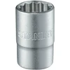 Nasadka 1/2 colio 12 taškų 23 mm matinis antgalis [su]