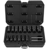Varžtų ištraukimo lizdas NEO 11-920, 1/2", 16 vnt. rinkinys (su susuktu profiliu)