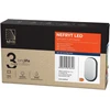 Sieninis šviestuvas Orno NEFRYT LED 15W, sodo šviestuvas, 1100lm, IP54, 4000K, juodas