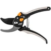 Neo Tools Genėjimo žirklas apeinant šakas 200 mm, pjovimo diapazonas iki 18 mm, reguliuojamas atstumas tarp žirklių.