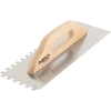 Neo Tools Dantyta mentelė NEO 380 x 128 mm, 0,7 mm storio, medine rankena
