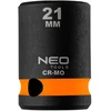 Neo Tools Neo šešiakampis smūginis lizdas 1/2 "21 mm 12-221