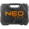 Neo Tools Antgalių raktų rinkinys 1/2", 1/4", 82 vnt., CrV, ECO